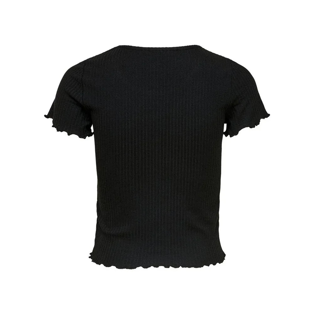 Only Black Polyester T-Shirt - Zeiniez