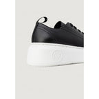 Armani Exchange Black Artificial Leather Low Top Sneakers - Zeiniez
