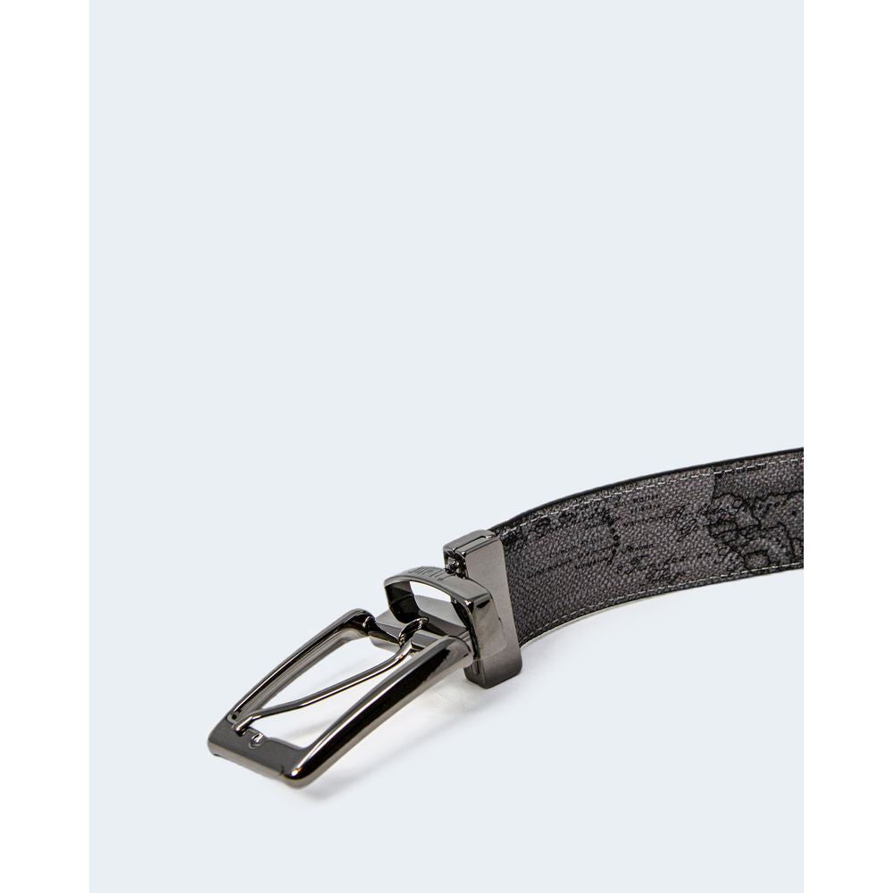 Alviero Martini Prima Classe Black Leather Regular Belt - Zeiniez