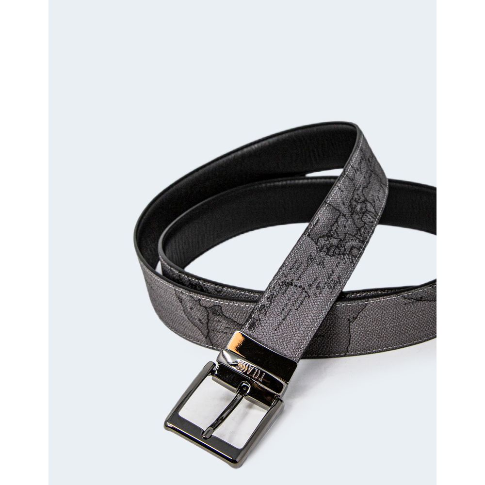 Alviero Martini Prima Classe Black Leather Regular Belt - Zeiniez
