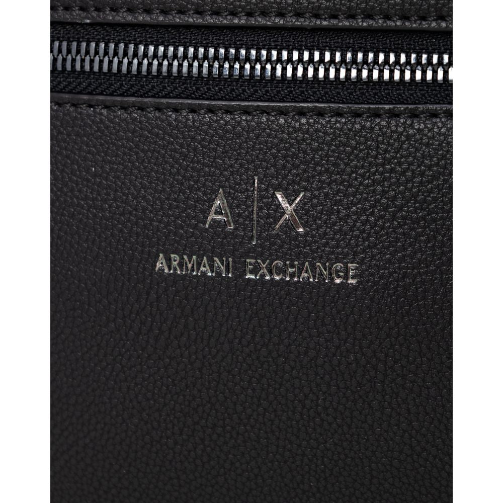 Armani Exchange Black Polyester Messenger Bag - Zeiniez