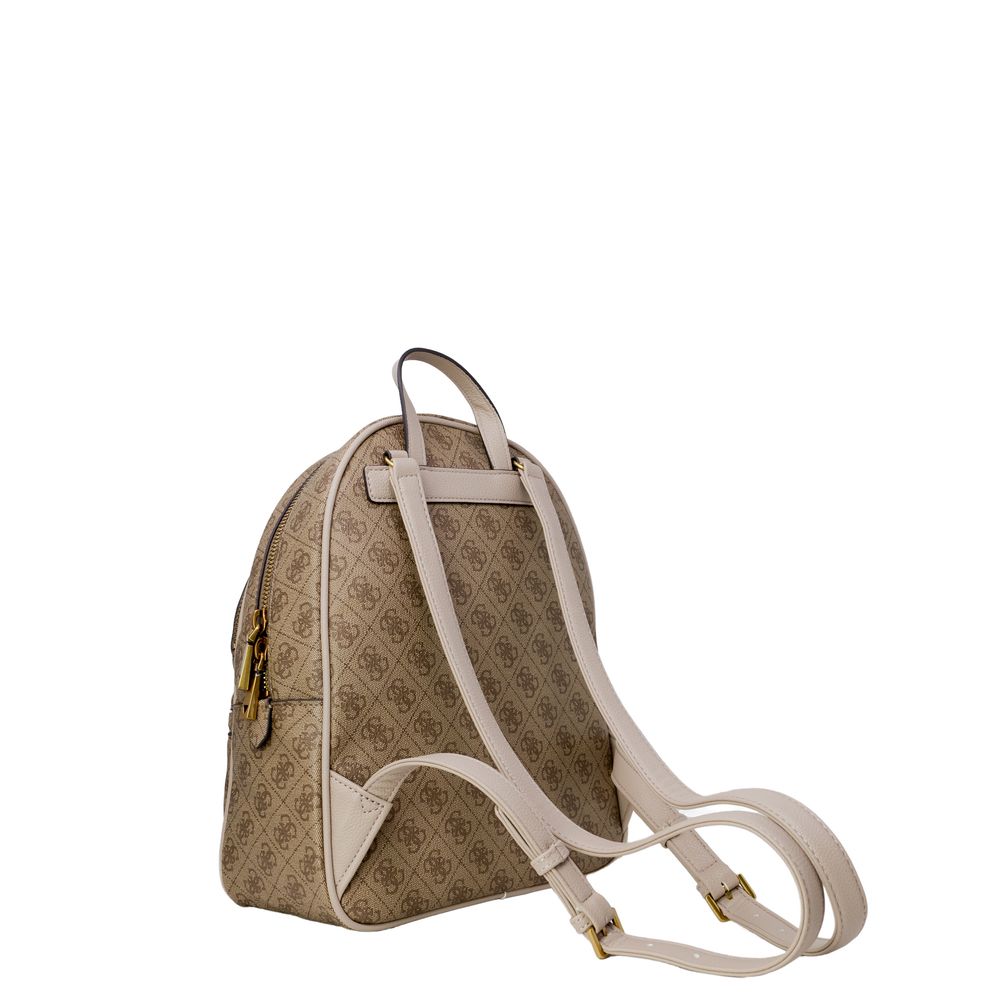 Guess Brown Polyethylene Backpack - Zeiniez
