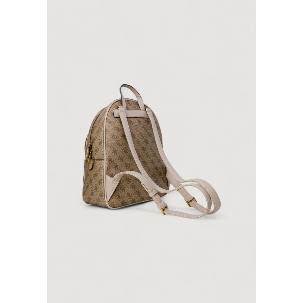Guess Brown Polyethylene Backpack - Zeiniez