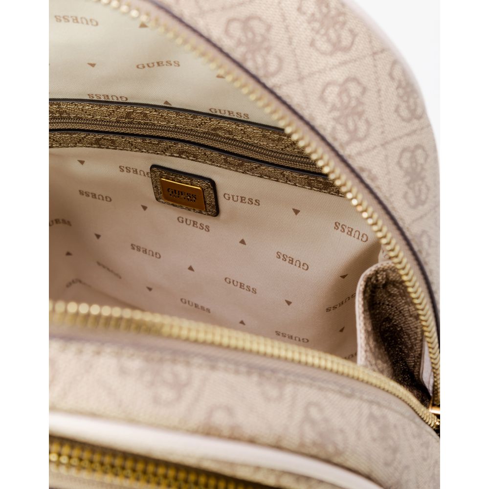 Guess Brown Polyethylene Backpack - Zeiniez