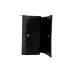 Alviero Martini Prima Classe Black Leather Wallet - Zeiniez