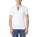 Tommy Hilfiger Jeans White Cotton Polo Shirt - Zeiniez