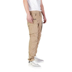 Replay Beige Cotton Relaxed Fit Jeans - Zeiniez