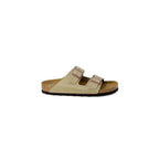 Birkenstock Beige Synthetic Slippers - Zeiniez