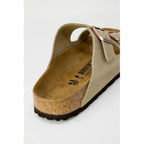 Birkenstock Beige Synthetic Slippers - Zeiniez