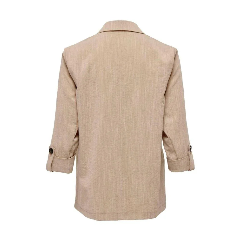 Only Beige Viscose Blazer - Zeiniez