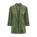 Only Green Viscose Blazer - Zeiniez