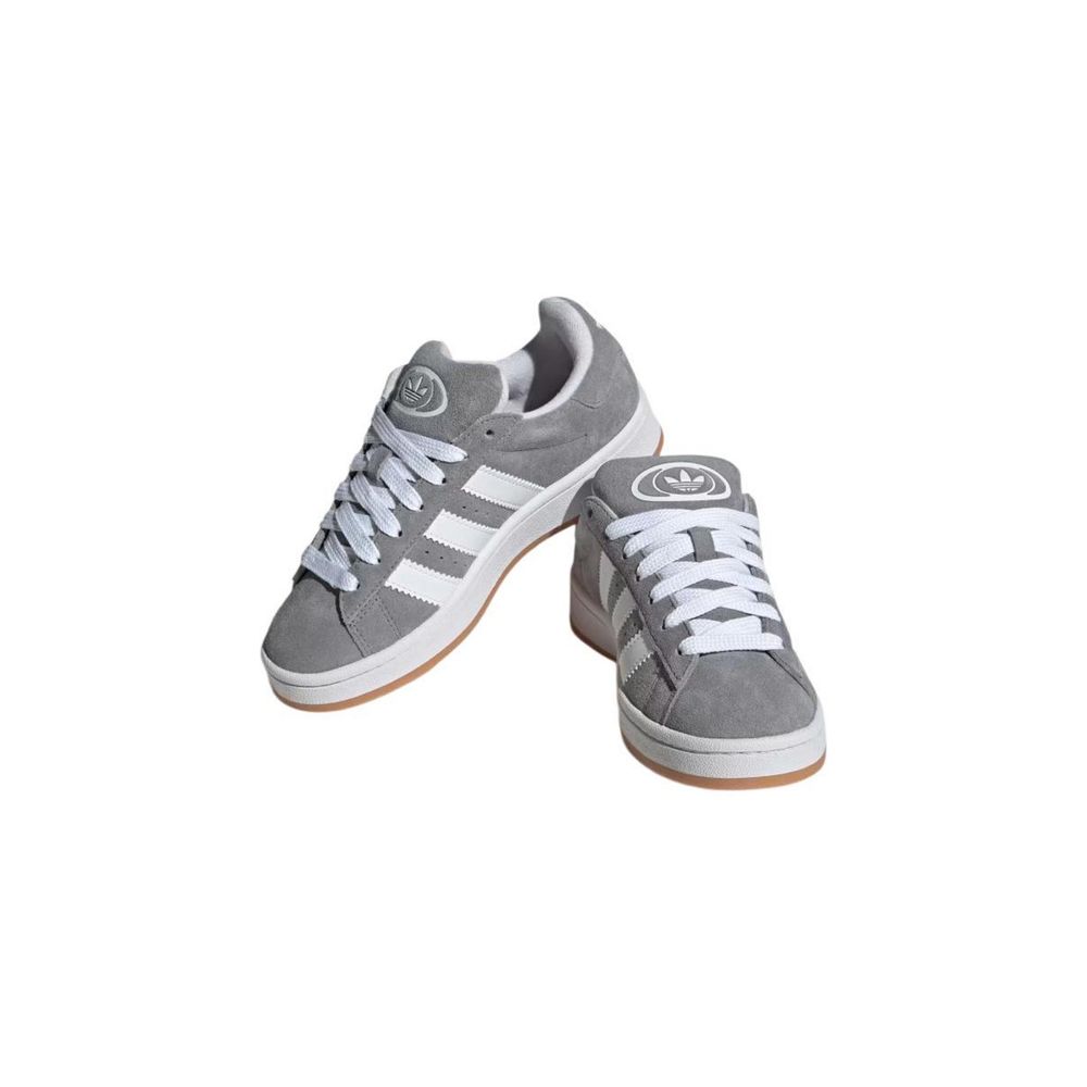 Adidas Originals Gray Leather Low Top Sneakers - Zeiniez