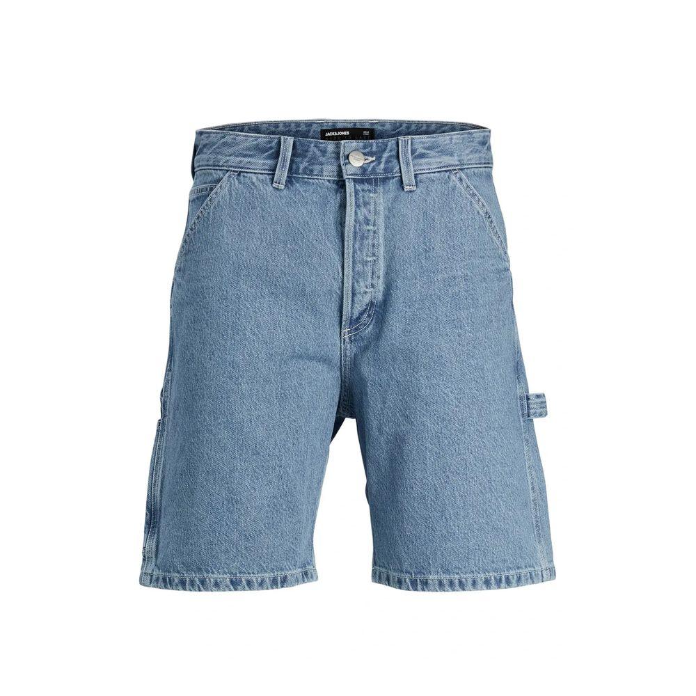 Jack Jones Light Blue Cotton Bermuda Shorts - Zeiniez