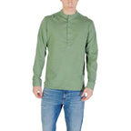 Gianni Lupo Bicolor Cotton Long Sleeve T-Shirt - Zeiniez