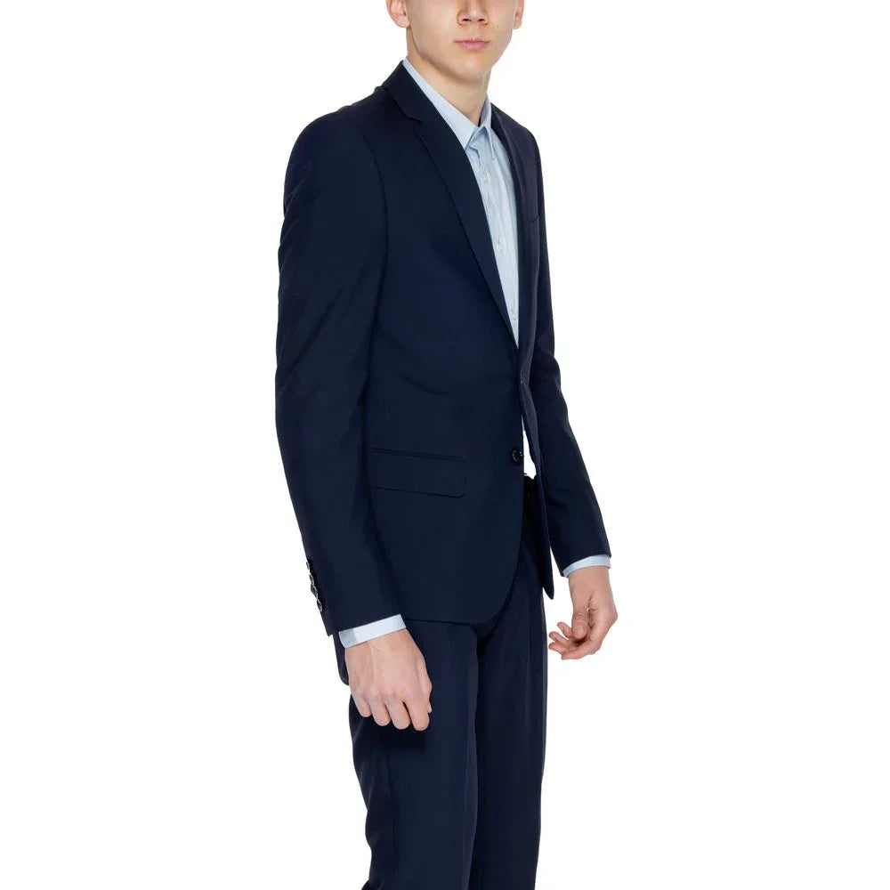 Antony Morato Blue Polyester Blazer - Zeiniez