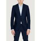 Antony Morato Blue Polyester Blazer - Zeiniez
