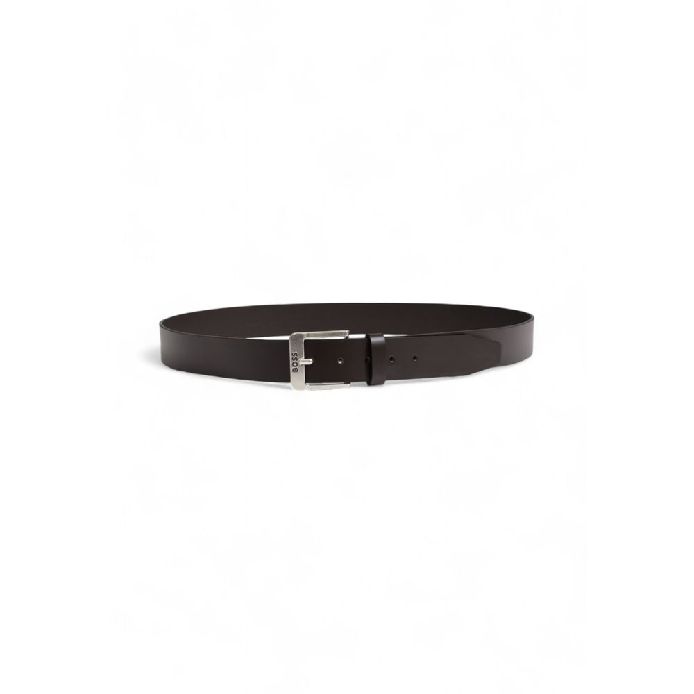 Hugo Boss Brown Leather Regular Belt - Zeiniez