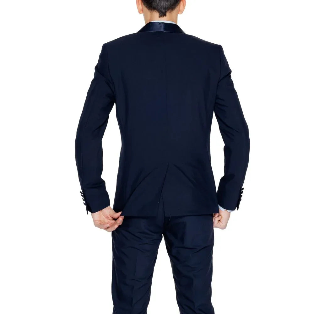 Antony Morato Blue Polyester Blazer - Zeiniez