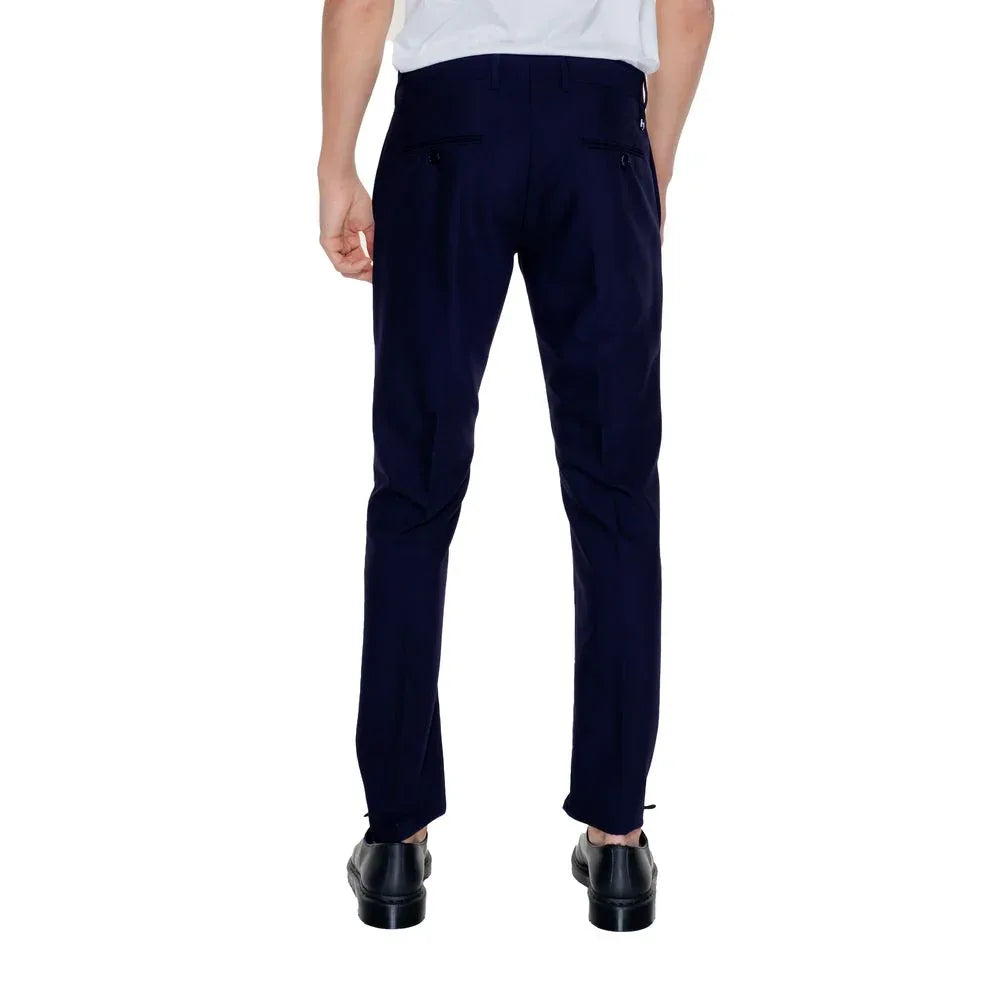 Antony Morato Blue Polyester Dress Pants - Zeiniez