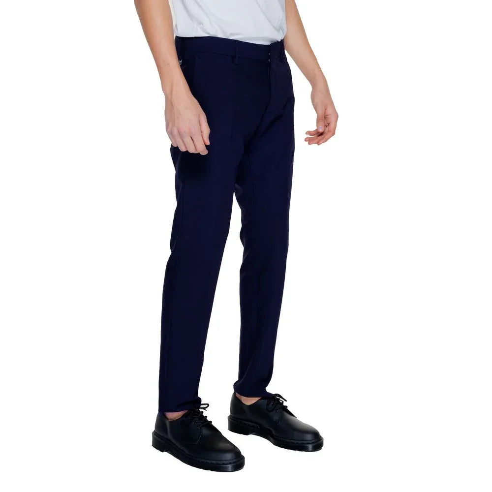Antony Morato Blue Polyester Dress Pants - Zeiniez