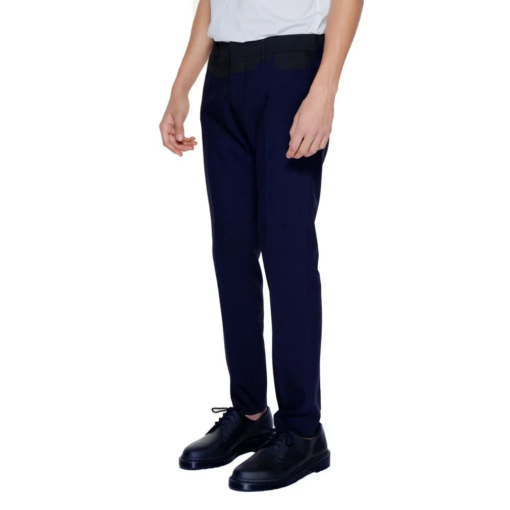 Antony Morato Blue Polyester Dress Pants - Zeiniez