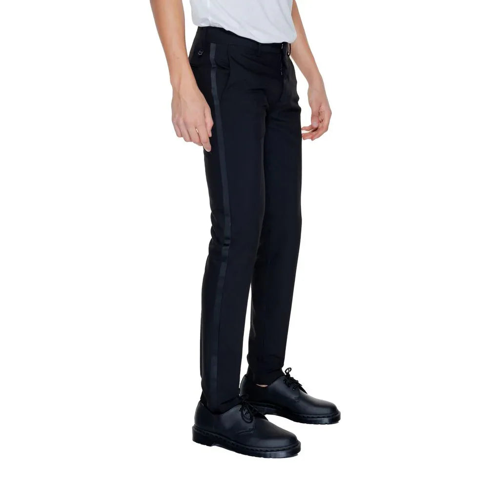 Antony Morato Black Polyester Dress Pants - Zeiniez