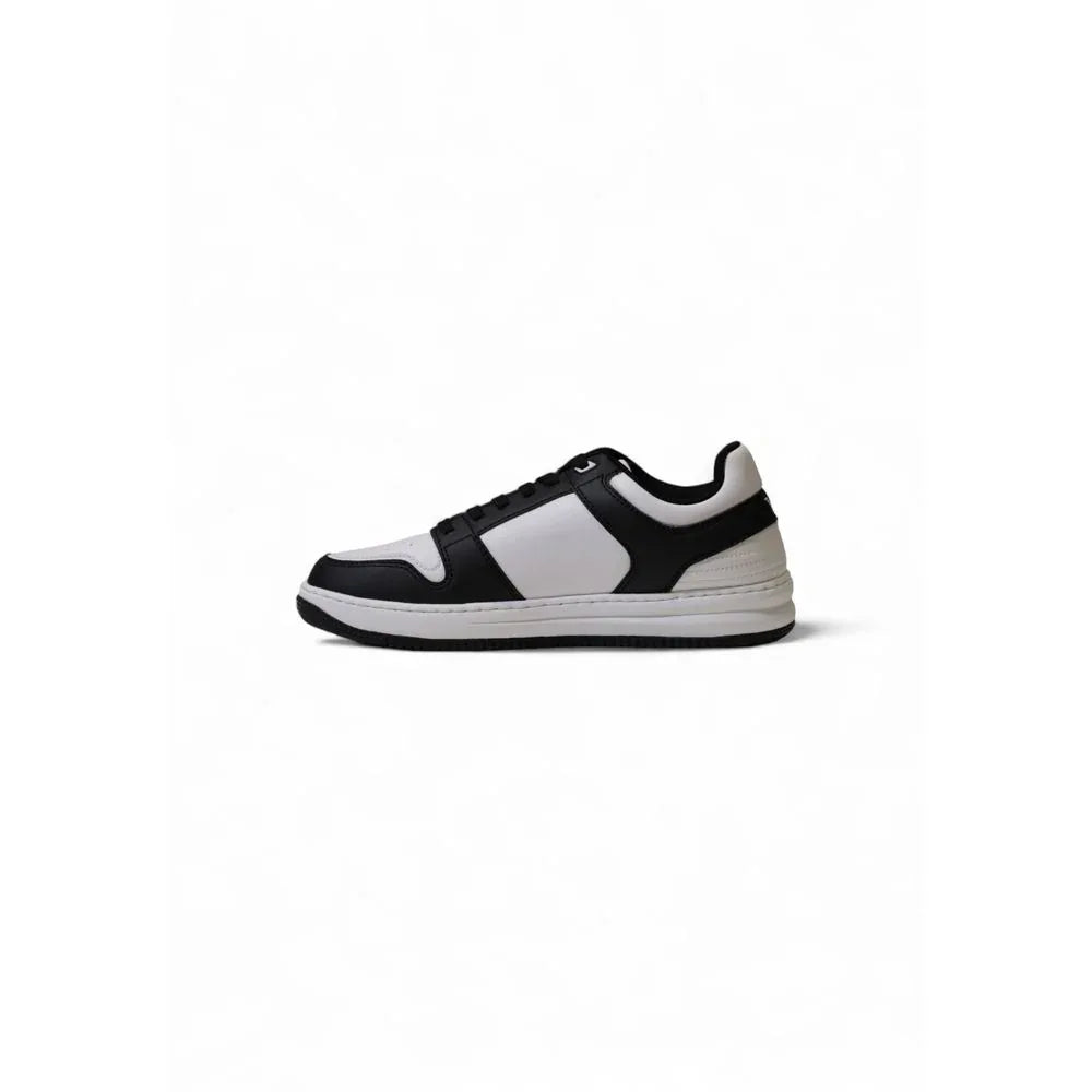 EA7 Emporio Armani Black And White Polyester Athletic Sneakers - Zeiniez