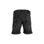 Jack Jones Black Cotton Bermuda Shorts - Zeiniez