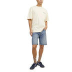 Jack Jones Blue Cotton Bermuda Shorts - Zeiniez