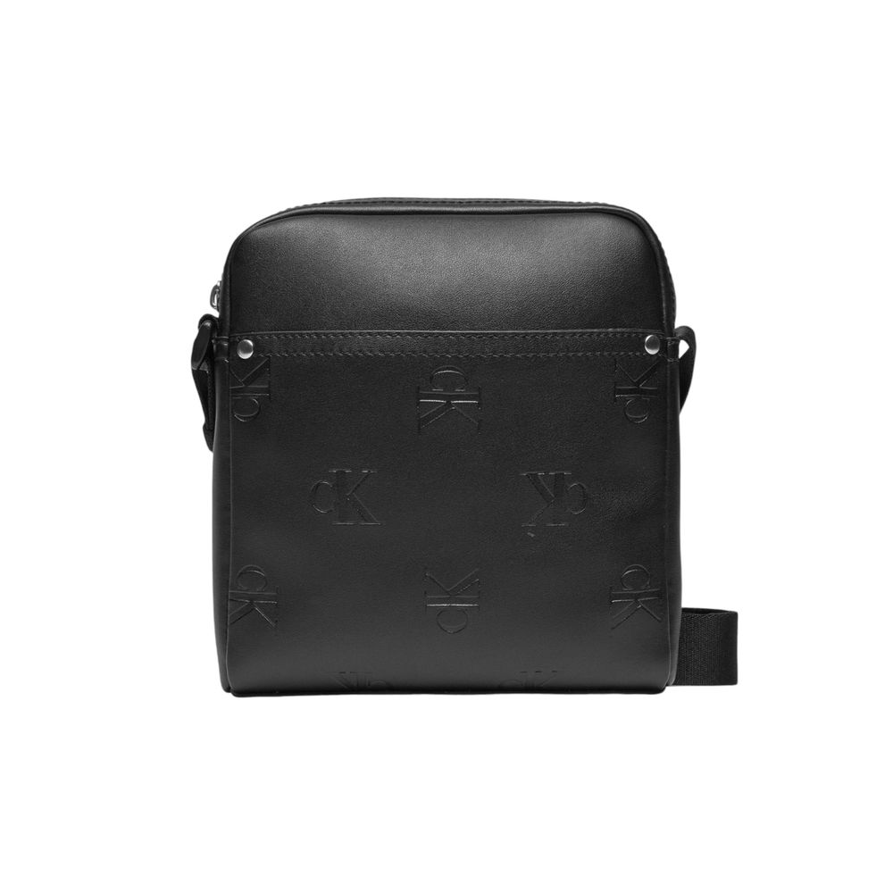Calvin Klein Jeans Black Polyethylene Messenger Bag - Zeiniez