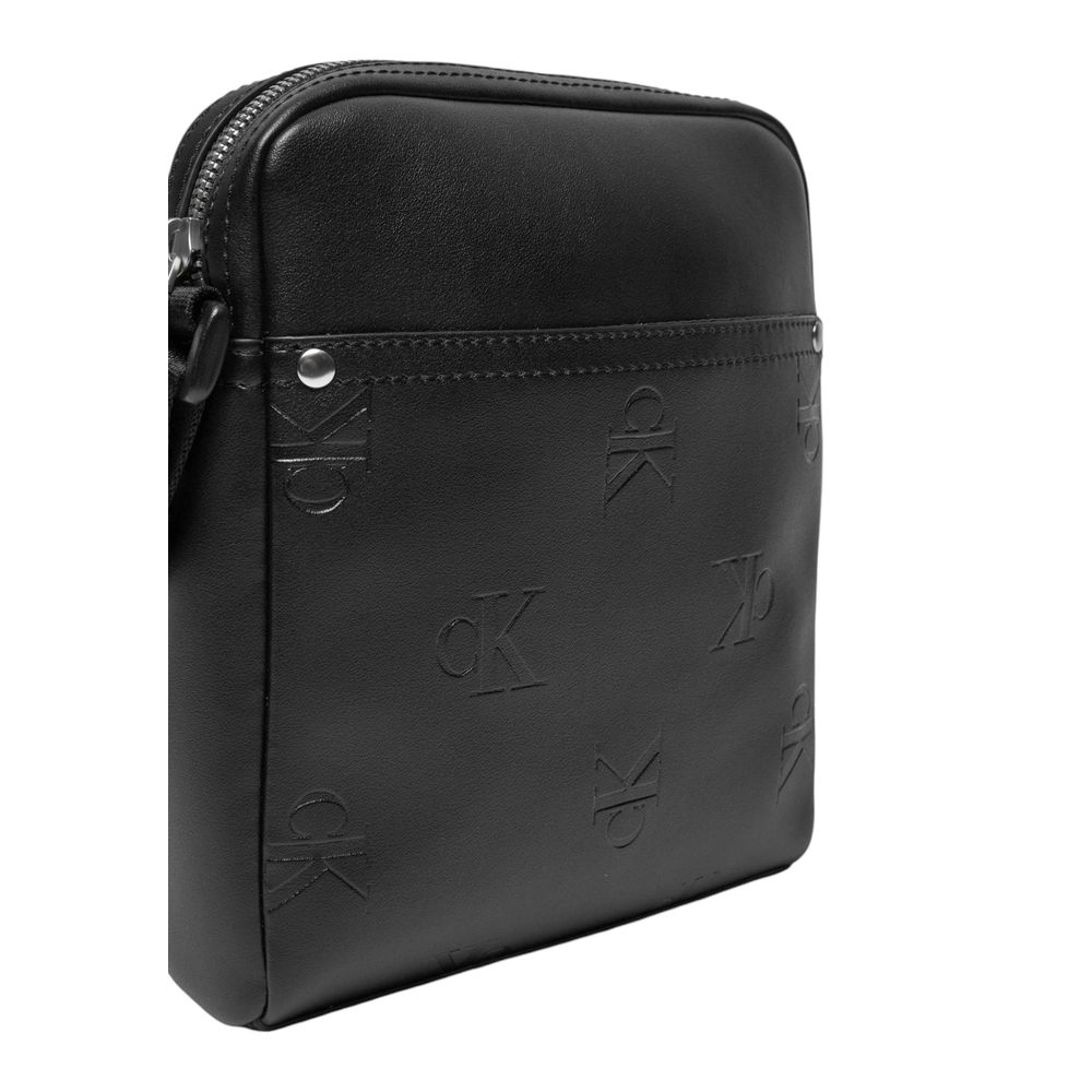 Calvin Klein Jeans Black Polyethylene Messenger Bag - Zeiniez