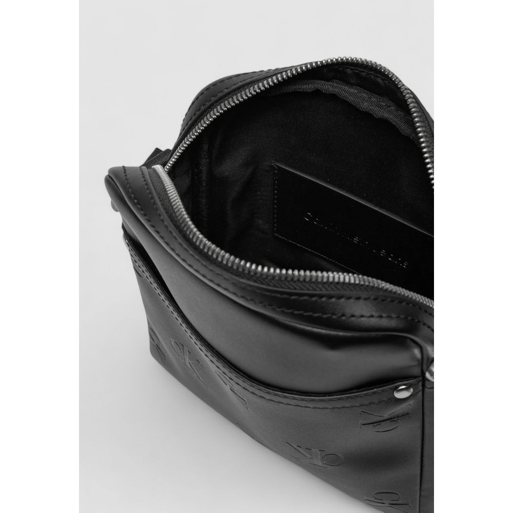 Calvin Klein Jeans Black Polyethylene Messenger Bag - Zeiniez