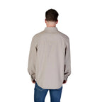 Calvin Klein Jeans Beige Recycled Cotton Shirt - Zeiniez