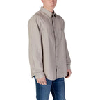 Calvin Klein Jeans Beige Recycled Cotton Shirt - Zeiniez