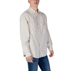 Calvin Klein Jeans Beige Recycled Cotton Shirt - Zeiniez