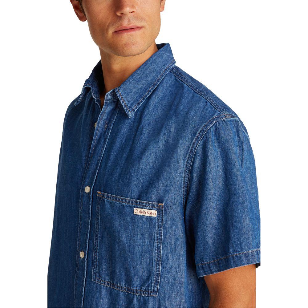 Calvin Klein Jeans Blue Denim Shirt - Zeiniez