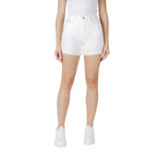 Calvin Klein Jeans White Cotton Shorts - Zeiniez