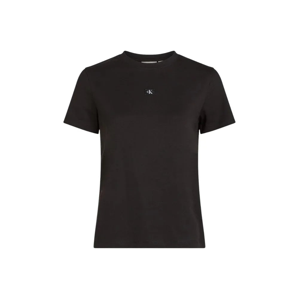 Calvin Klein Jeans Black Recycled Cotton T-Shirt - Zeiniez