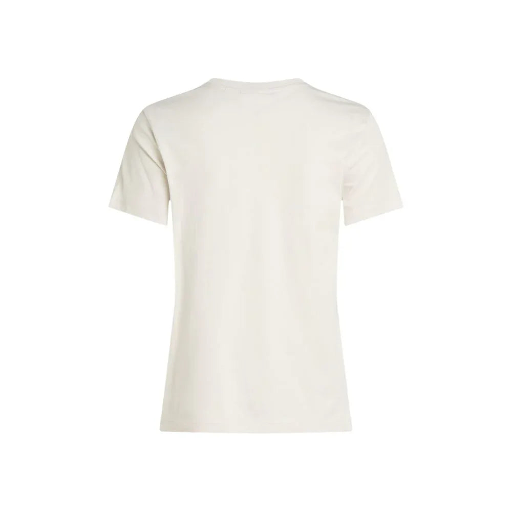 Calvin Klein Jeans Beige Recycled Cotton T-Shirt - Zeiniez