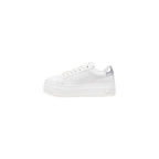 Calvin Klein Jeans Silver Leather Platform Sneakers - Zeiniez