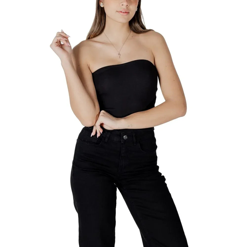 Calvin Klein Jeans Black Recycled Cotton Top - Zeiniez