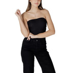 Calvin Klein Jeans Black Recycled Cotton Top - Zeiniez