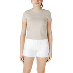 Calvin Klein Jeans Beige Recycled Cotton T-Shirt - Zeiniez