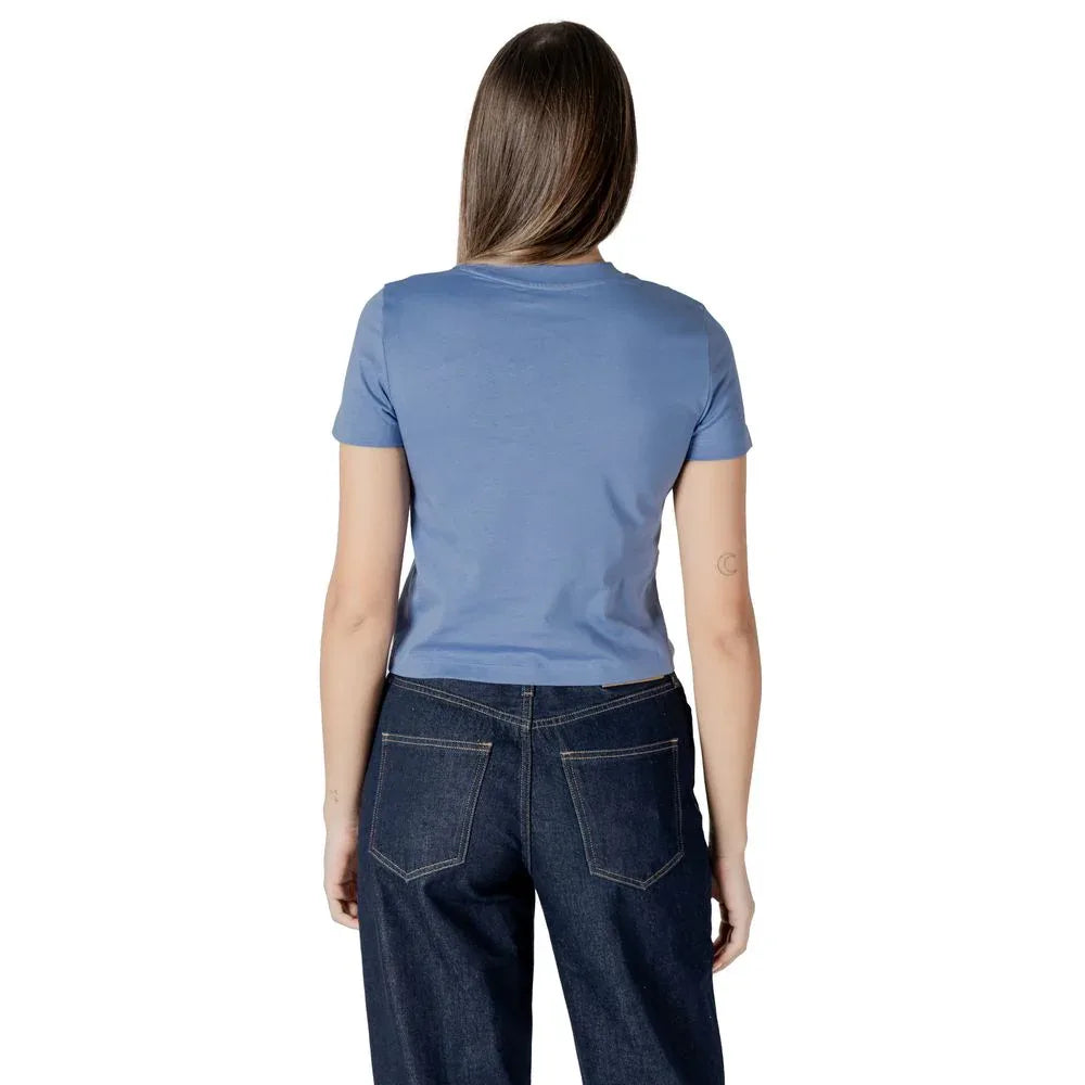 Calvin Klein Jeans Blue Recycled Cotton Sportswear - Zeiniez