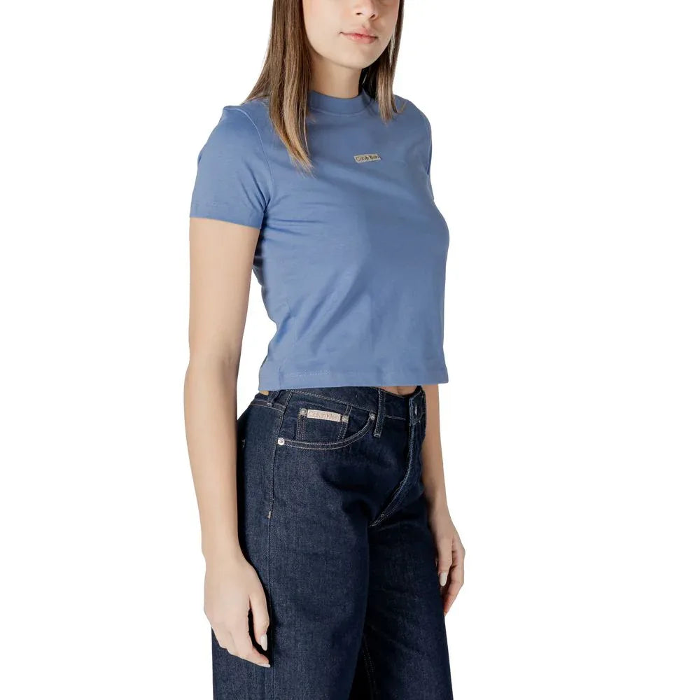 Calvin Klein Jeans Blue Recycled Cotton Sportswear - Zeiniez