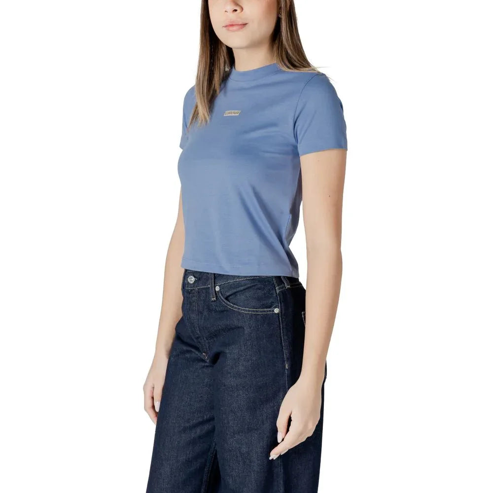 Calvin Klein Jeans Blue Recycled Cotton Sportswear - Zeiniez