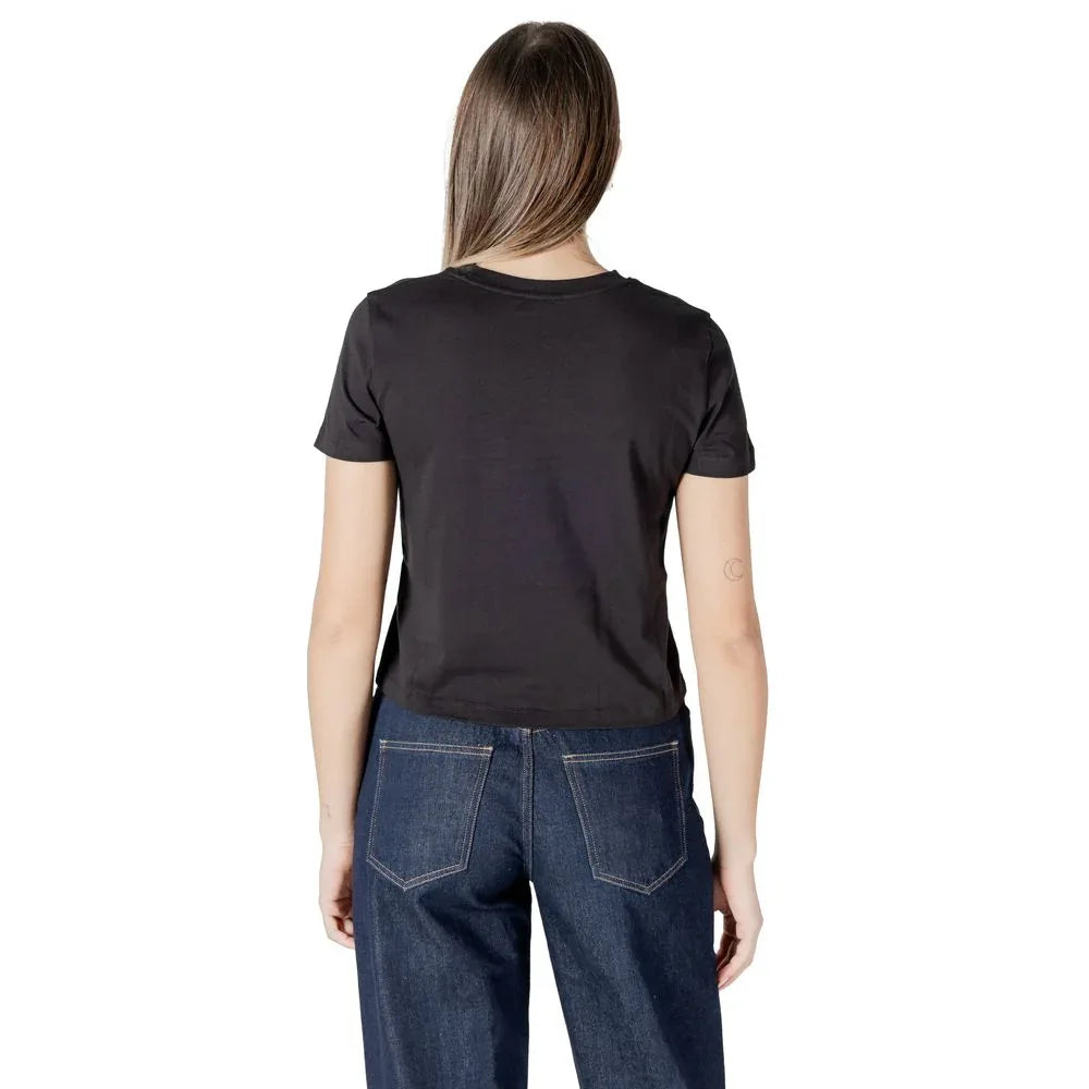 Calvin Klein Jeans Black Recycled Cotton Sportswear - Zeiniez