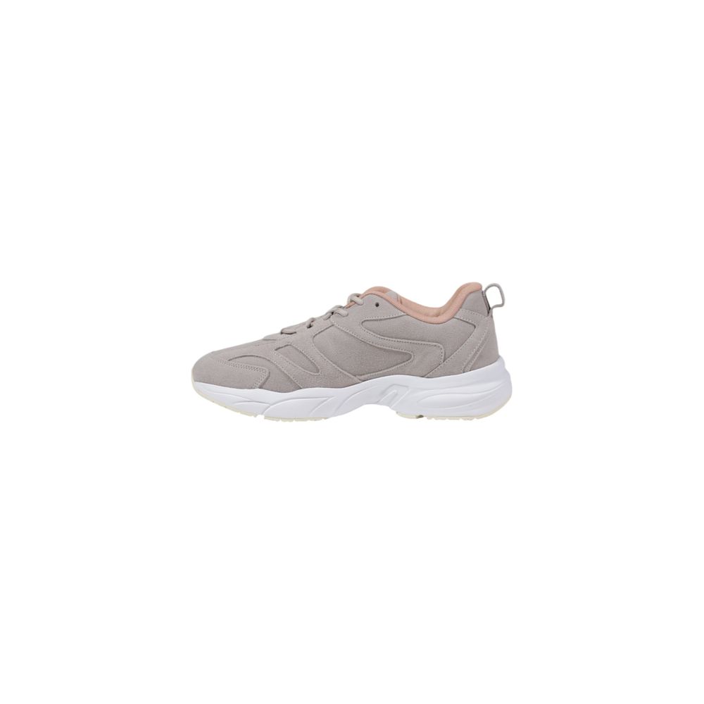 Calvin Klein Jeans Gray Artificial Leather Athletic Sneakers - Zeiniez
