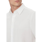 Calvin Klein White Organic Cotton Shortsleeve Shirt - Zeiniez