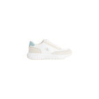Calvin Klein Jeans Cream Leather Athletic Sneakers - Zeiniez